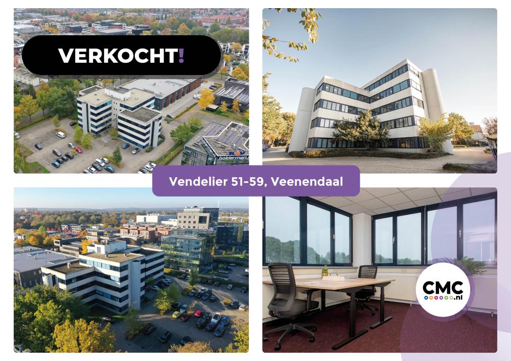 Verkocht vastgoedbelegging kantoorpand Veenendaal Vendelier 51-59